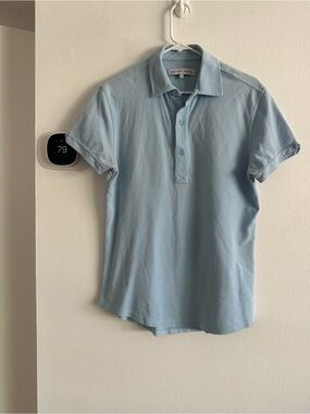 Orlebar Brown Pale Blue Polo Shirt